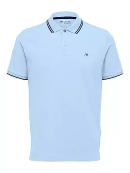 Футболка Selected DANTE, ночной синий/светло-голубой