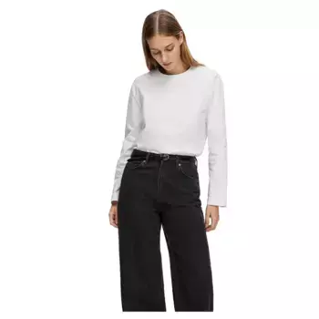 Футболка Selected Essential Boxy, черный