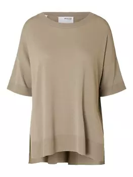 Футболка Selected Femme WILLE, цвет Greige
