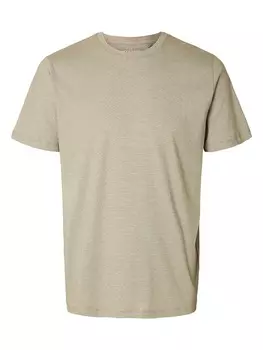 Футболка SELECTED HOMME, бежевый