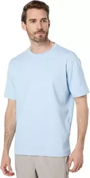 Футболка Selected Homme Gilman Loose Fit Short Sleeve O-Neck Tee, цвет Celestial Blue