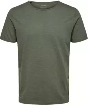 ФУТБОЛКА SELECTED HOMME "MORGAN O-NECK TEE", цвет Sea Spray