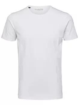 Футболка SELECTED HOMME NEW PIMA, белый