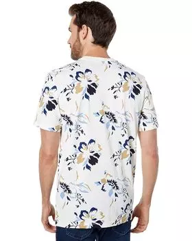 Футболка Selected Homme Viggio Short Sleeve Tee, цвет Egret Big Flower