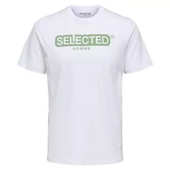 Футболка Selected Regular Daniel, белый