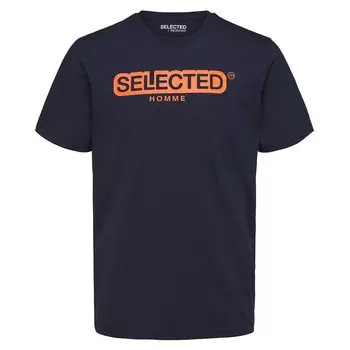 Футболка Selected Regular Daniel, синий