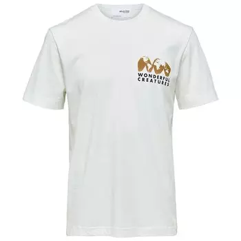 Футболка Selected Relaxed Joey, белый