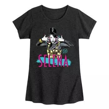 Футболка Selena Quintanilla для девочек 7–16 лет в стиле 80-х Licensed Character