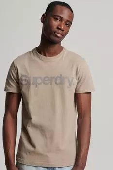 Футболка – Серая – Классический крой SUPERDRY, серый