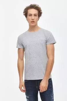 Футболка - Серая - Приталенная Ltb, серый