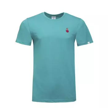 Футболка Сердце мужская МИКОН MIKON, бирюзовый