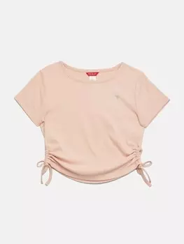 Футболка Serena с завязками по бокам (7-14) Guess Factory, розовый