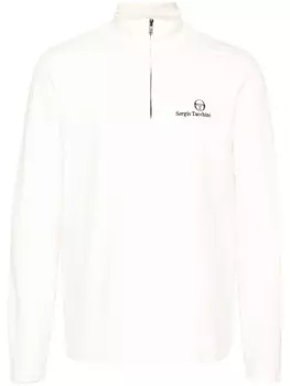 Футболка Sergio Tacchini с длинными рукавами и вышитым логотипом, серый