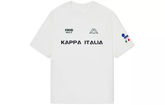 Футболка серии 1916 года унисекс, многоцветная Kappa, Midnight Blue Black-906