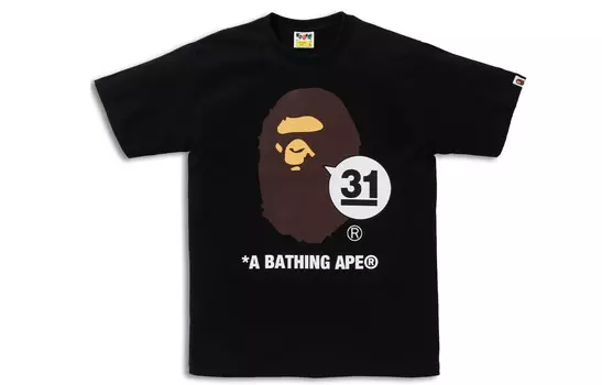 Футболка серии 31st Anniversary унисекс A Bathing Ape, черный