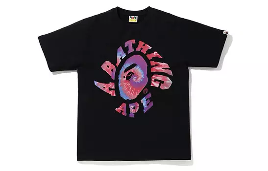 Футболка серии Ape Head унисекс A Bathing Ape, фуксия