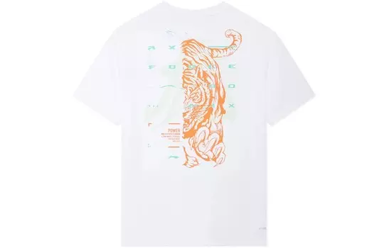 Футболка серии Badminton для мужчин, белая Lining, белый