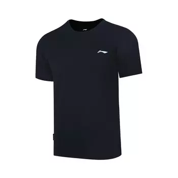 Футболка серии Badminton для мужчин, черная Lining, черный
