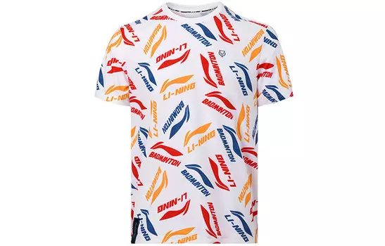Футболка серии Badminton для мужчин Lining, белый