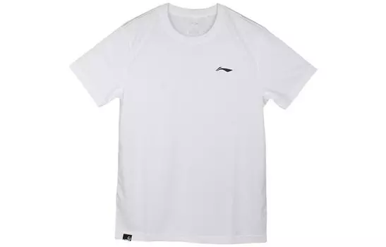 Футболка серии Badminton унисекс белая Lining, белый