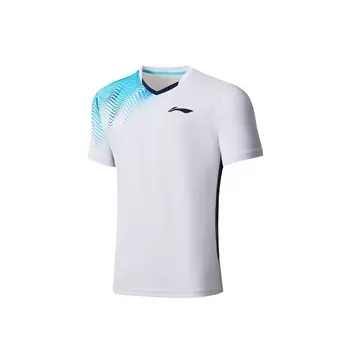 Футболка серии Badminton унисекс Lining, белый