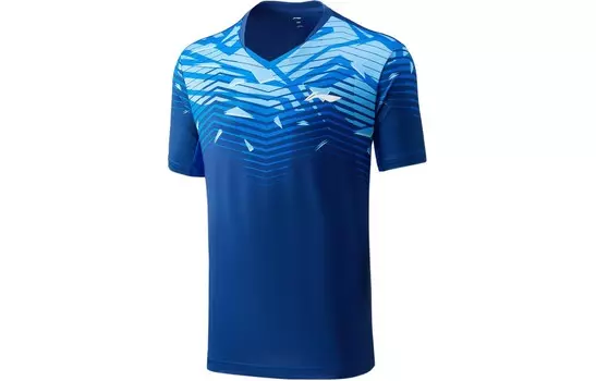 Футболка серии Badminton унисекс сапфир Lining, цвет Sapphire