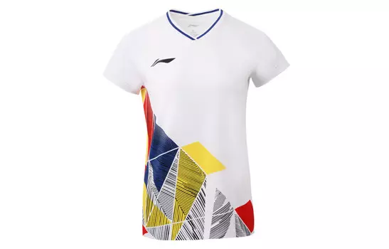 Футболка серии Badminton женская белая Lining