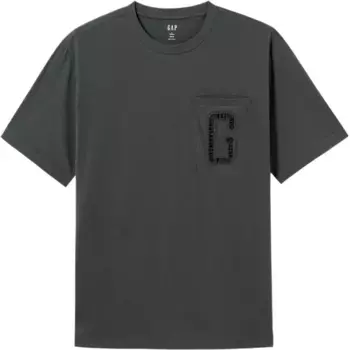 Футболка серии City Leisure унисекс Gap, темно-серый