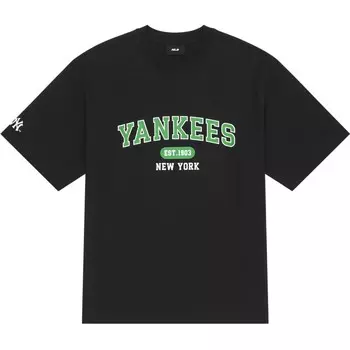 Футболка серии College Style унисекс, черная Mlb, черный