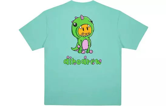 Футболка серии Dinosaur унисекс светло-зеленая Drew House, светло-зеленый