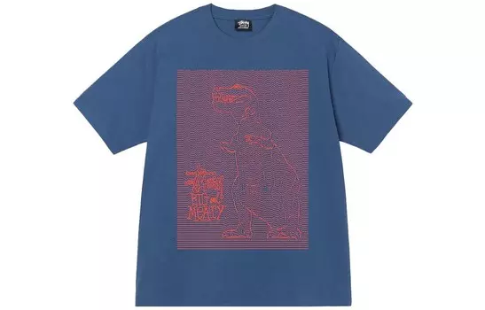 Футболка серии «Динозавр» унисекс Stussy, белый