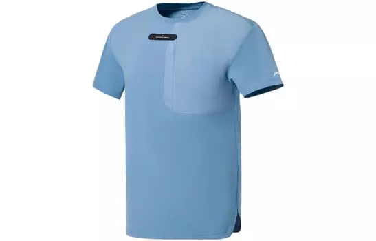 Футболка серии Fitness, цвет унисекс, синий Lining, синий