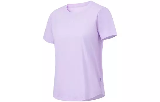 Футболка серии Fitness, женская, светло-фиолетовая Lining