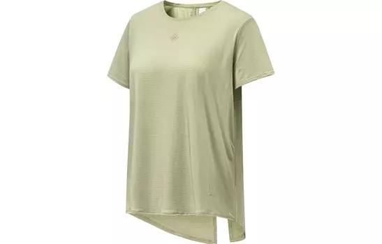 Футболка серии Fitness, женская, зеленая Lining