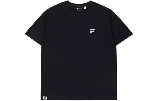 Футболка серии FOB унисекс, цвет черный как смоль Fila Fusion, черный