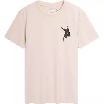 Футболка серии Minimalist, унисекс, розовая Calvin Klein, розовый