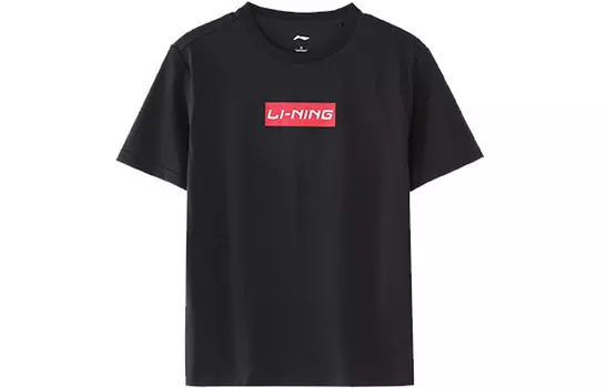 Футболка серии настольного тенниса унисекс Lining, черный