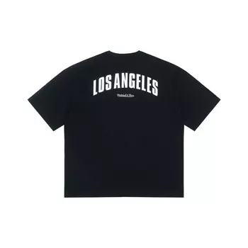 Футболка серии NBA унисекс, черная Mitchell & Ness, черный