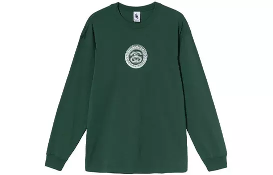 Футболка серии Nike X Nike Co-branded Series унисекс зеленая Stussy, зеленый