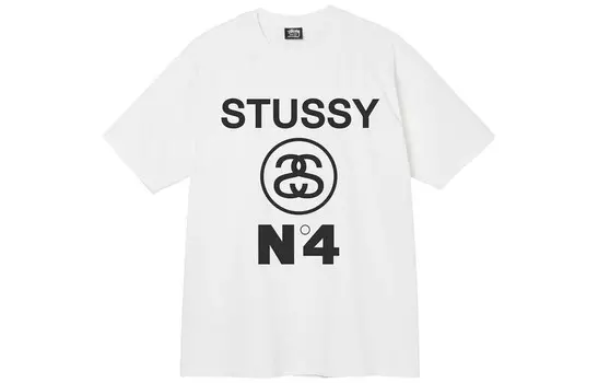 Футболка серии NO.4 унисекс Stussy, серый