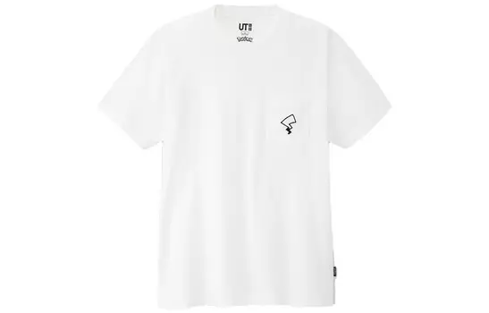 Футболка серии Pokmon Co-Branded, унисекс, белая Uniqlo, белый