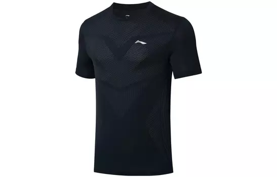 Футболка серии Table Tennis унисекс, черная Lining, черный