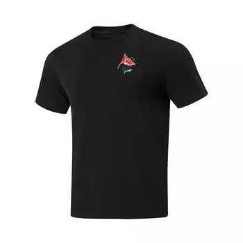 Футболка серии Table Tennis унисекс, черная Lining, черный