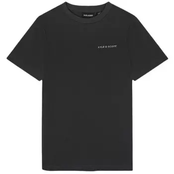 Футболка серого цвета с вышитым логотипом Lyle & Scott, серый