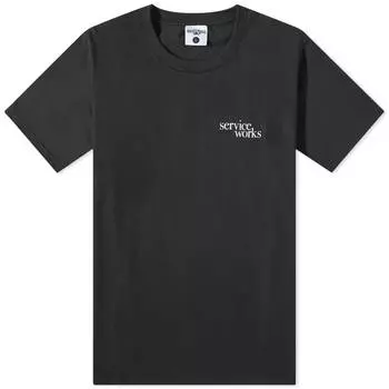 Футболка Service Works Dining Set, черный
