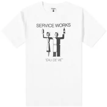 Футболка Service Works Eau De Vie, белый