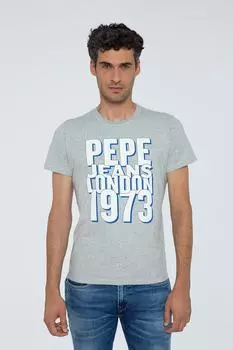 Футболка, серый Pepe Jeans