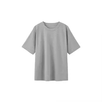 Футболка сетчатая Muji с короткими рукавами, серый