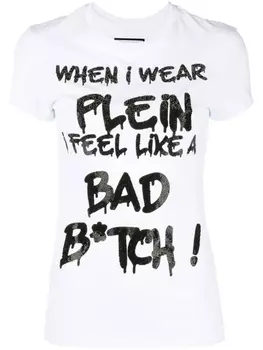 Футболка Sexy Pure со стразами Philipp Plein, белый
