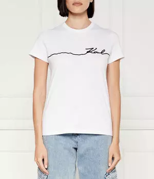 Футболка сезонная Regular fit Karl Lagerfeld, белый